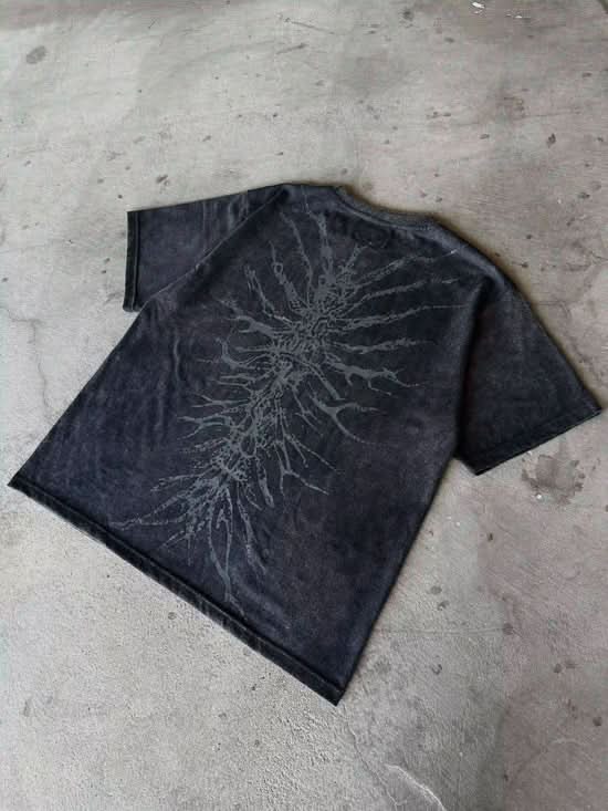 GHOUL JORTS+WASHED BLACK TEE