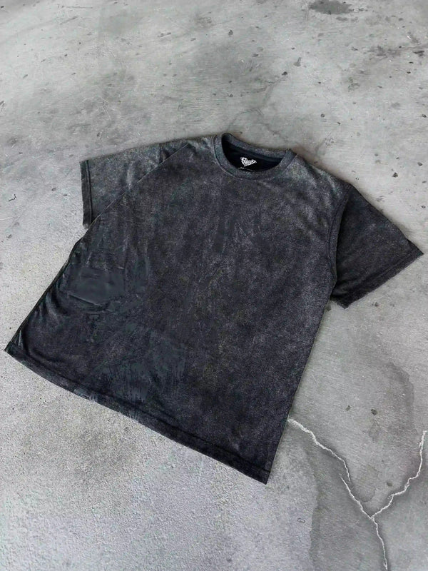 "Ghoul" T-Shirt (Washed Black) - Second Image