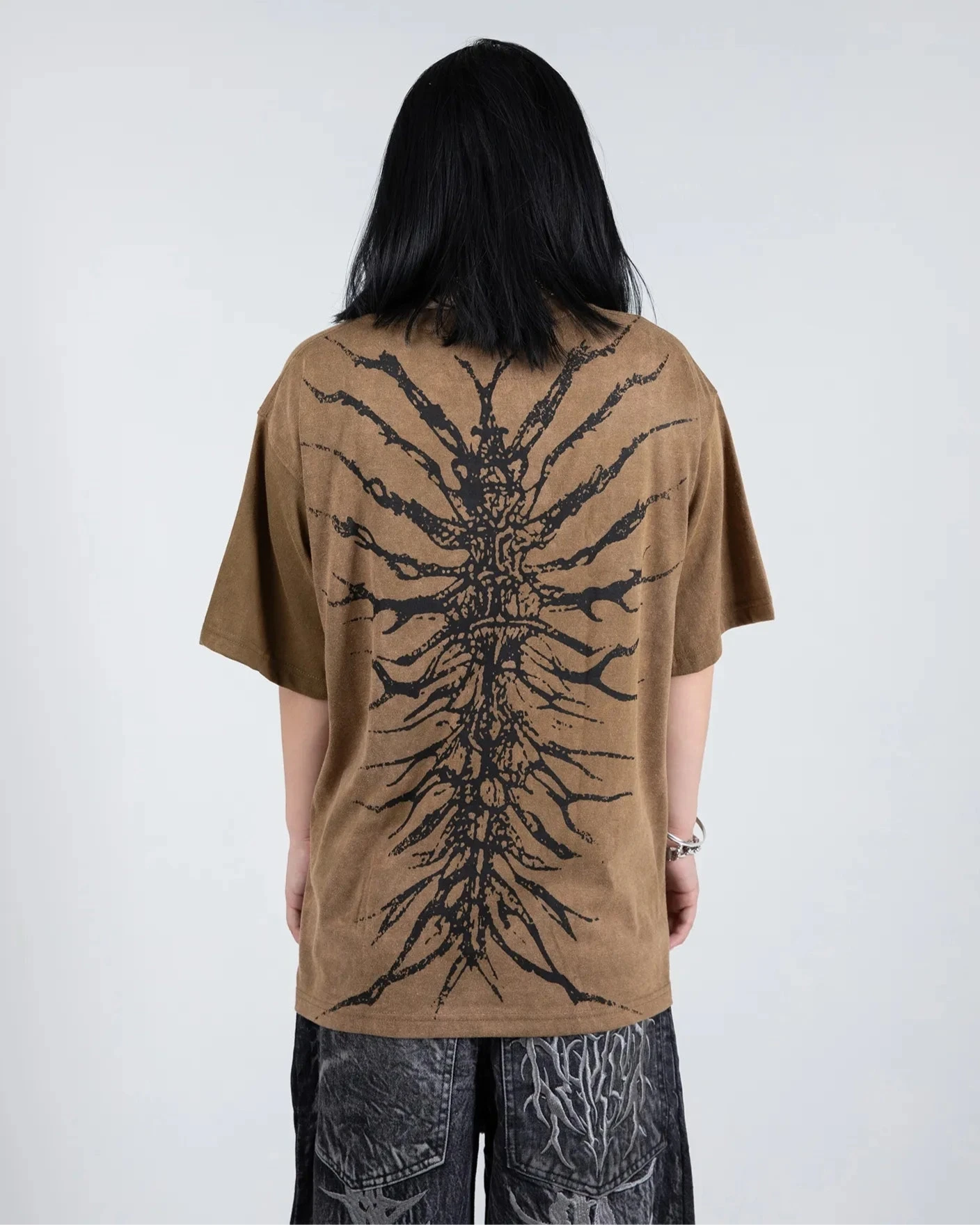 &quot;Ghoul&quot; T-shirt (Dark Beige)