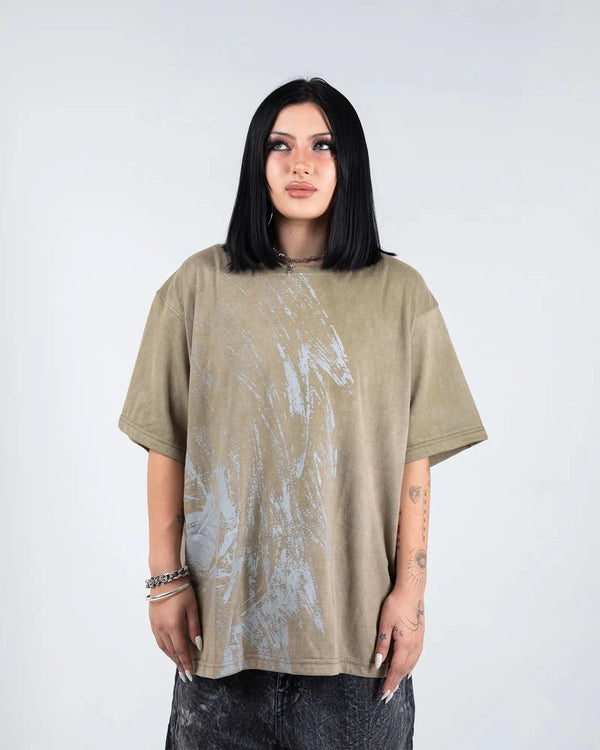 "Ghoul" T-shirt (Sand) - Second Image