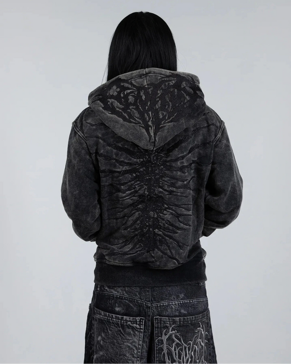 
    
      “Ghoul” ZIP-UP (Washed Black)
    

