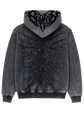 “Ghoul” Zip-Up (Washed Black)