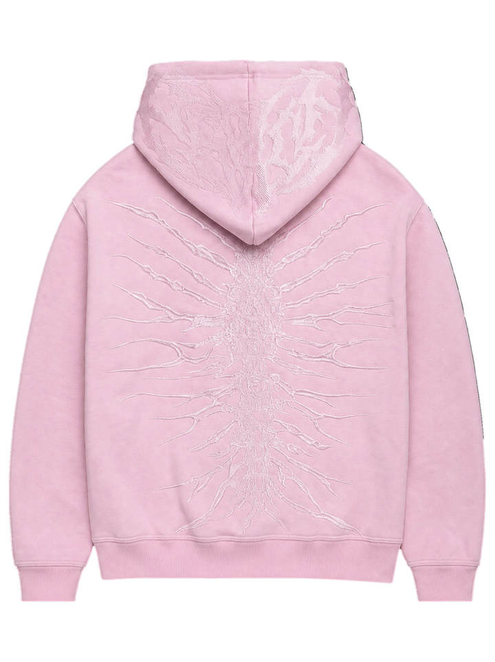 Ghoul Hoodie Light Pink back