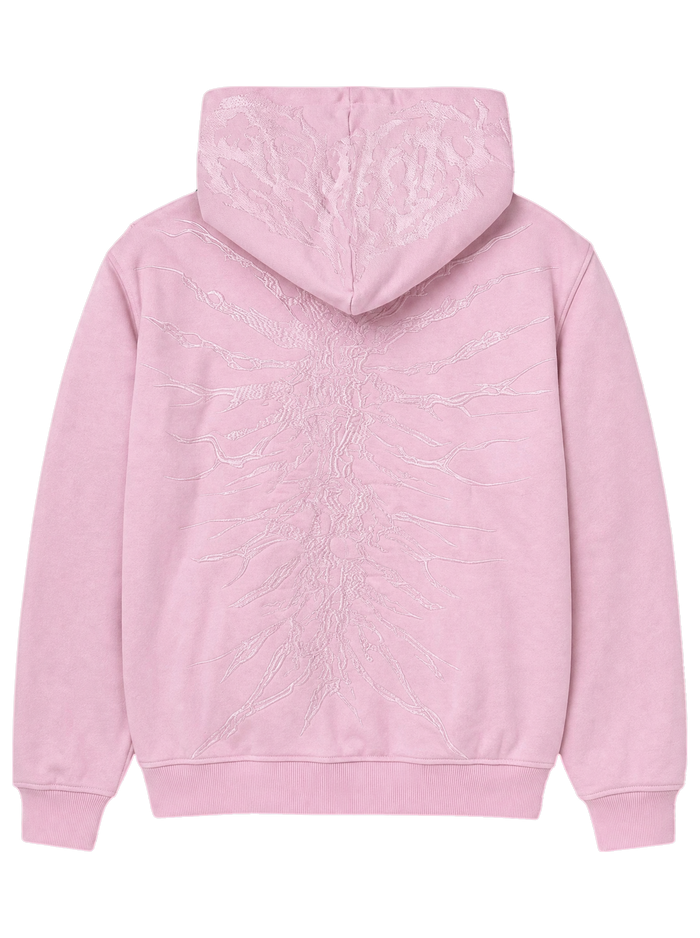 “Ghoul” Zip-Up (Light Pink)