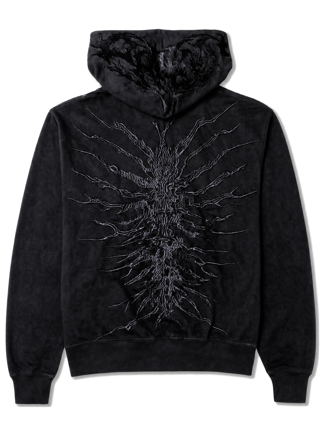 Ghoul Zip-Up Black back