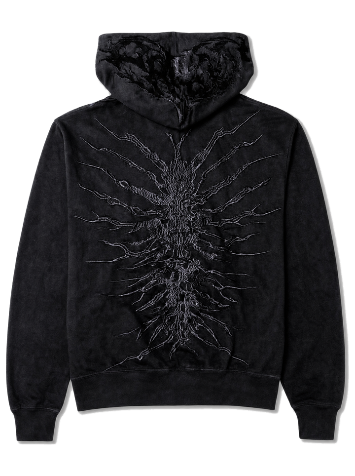 Ghoul Zip-Up Black back