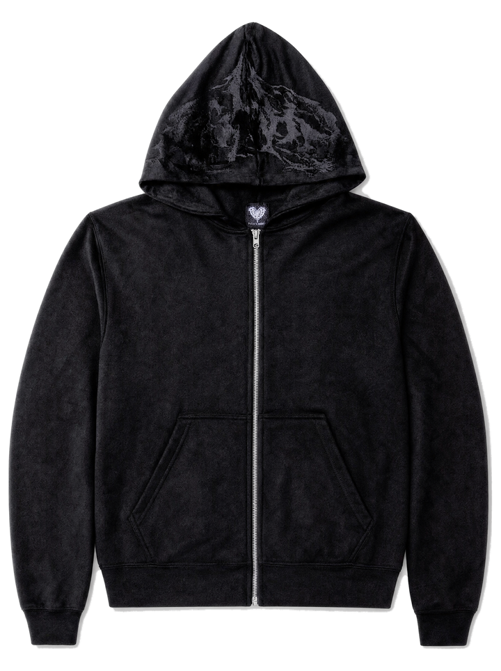 Ghoul Zip-Up Black front