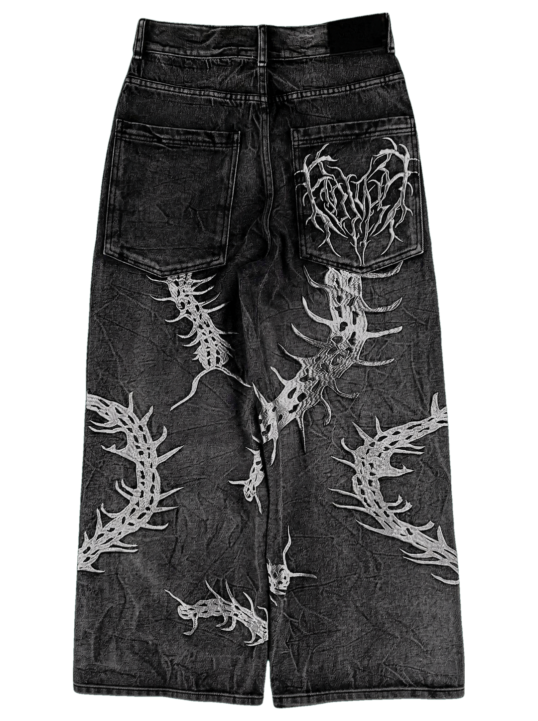 Ghoul Jeans back