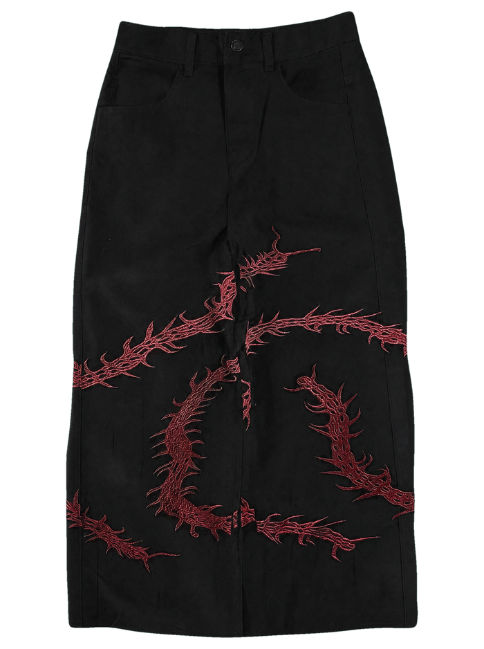 “Ghoul” Jeans (Wine)