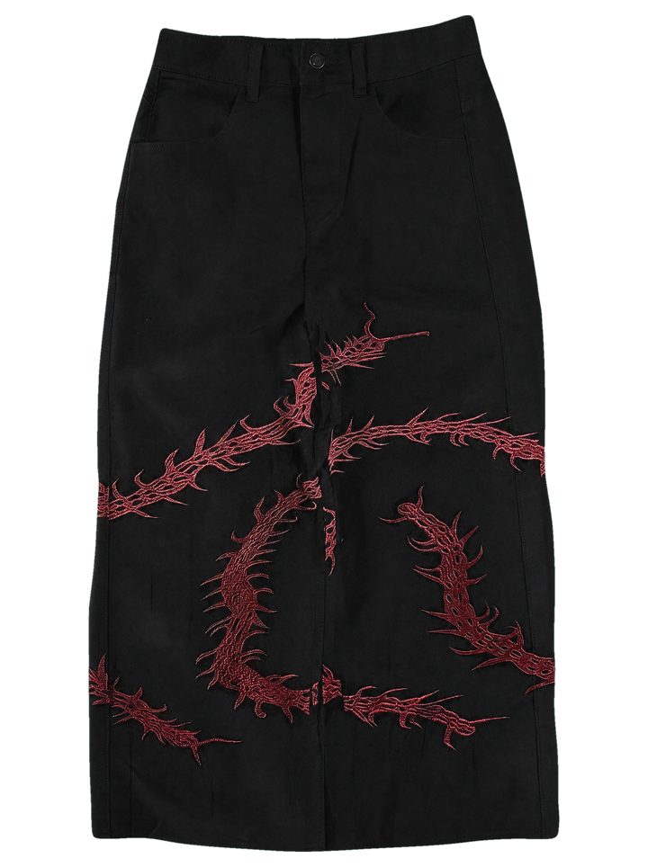 Ghoul Jeans Wine front