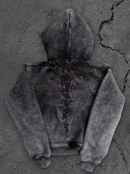 "Half a Million" Embroidered Hoodie (Black)