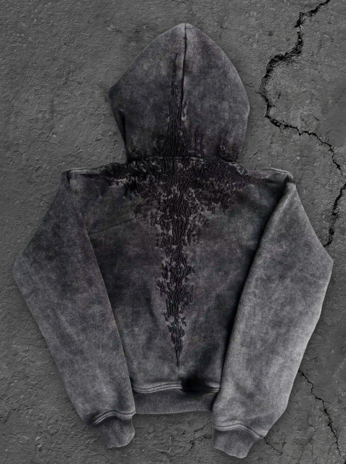 "Half a Million" Embroidered Hoodie (Black)