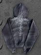 "Half a Million" Embroidered Hoodie (Grey)