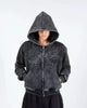 “Half a Million” Embroidery Zip-Up (Black)