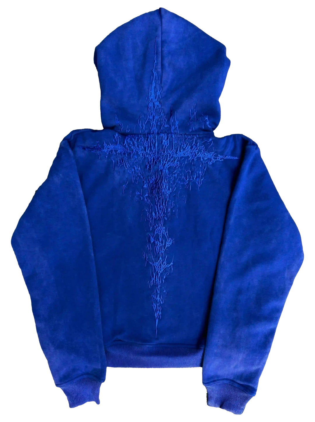 "Half a Million" Embroidery Zip-Up (Royal Blue)