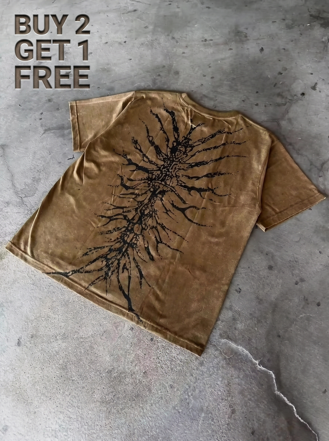 "Ghoul" T-shirt (Dark Beige)