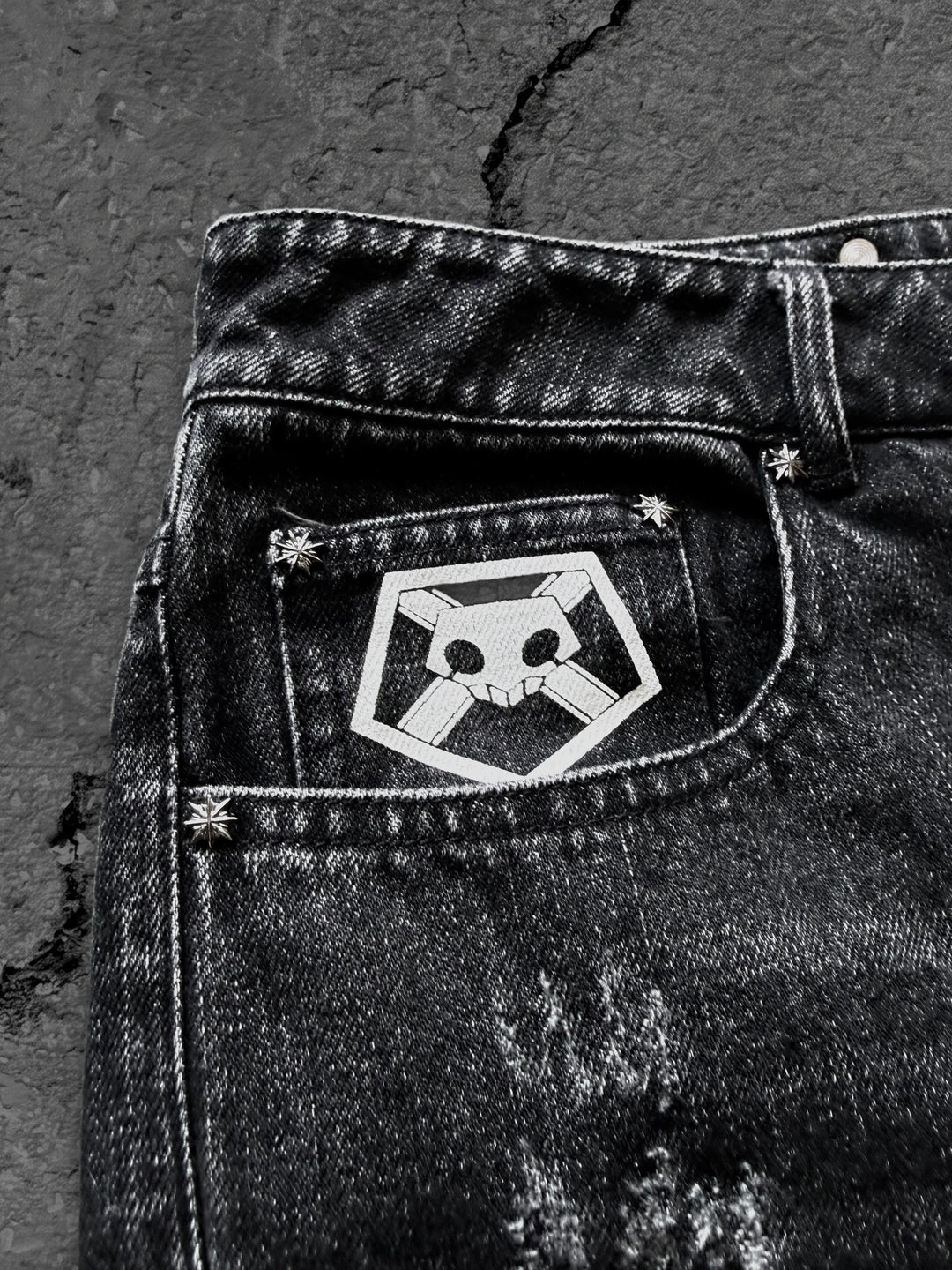 itchigo flared jeans black