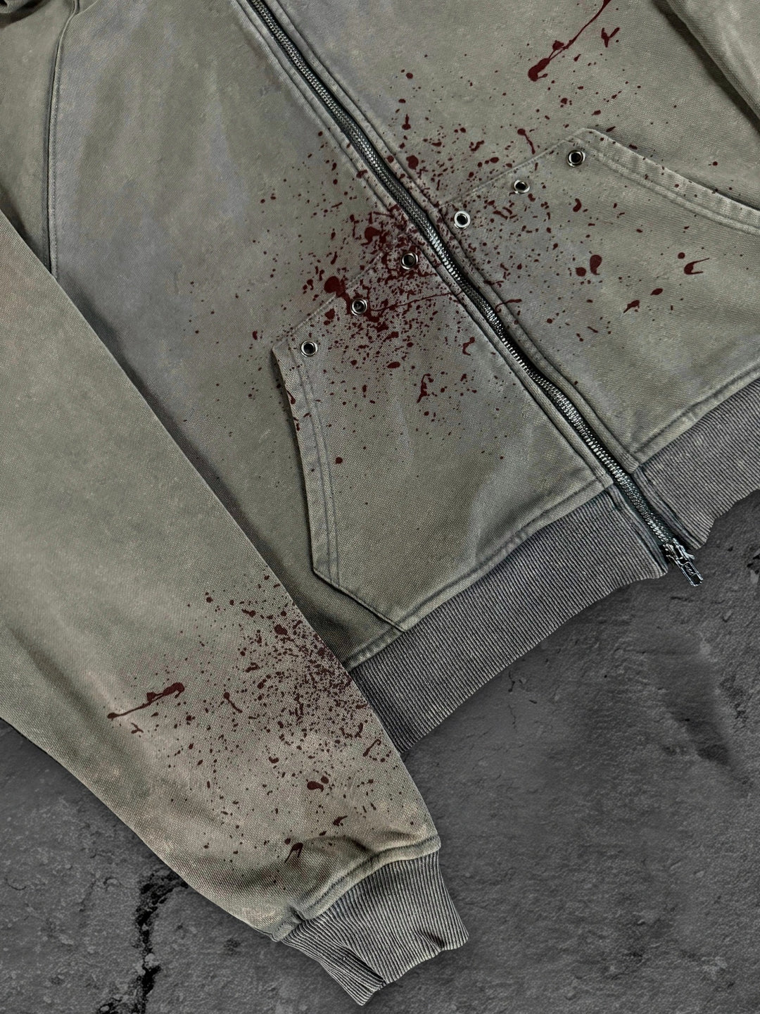 jason full zip grey
