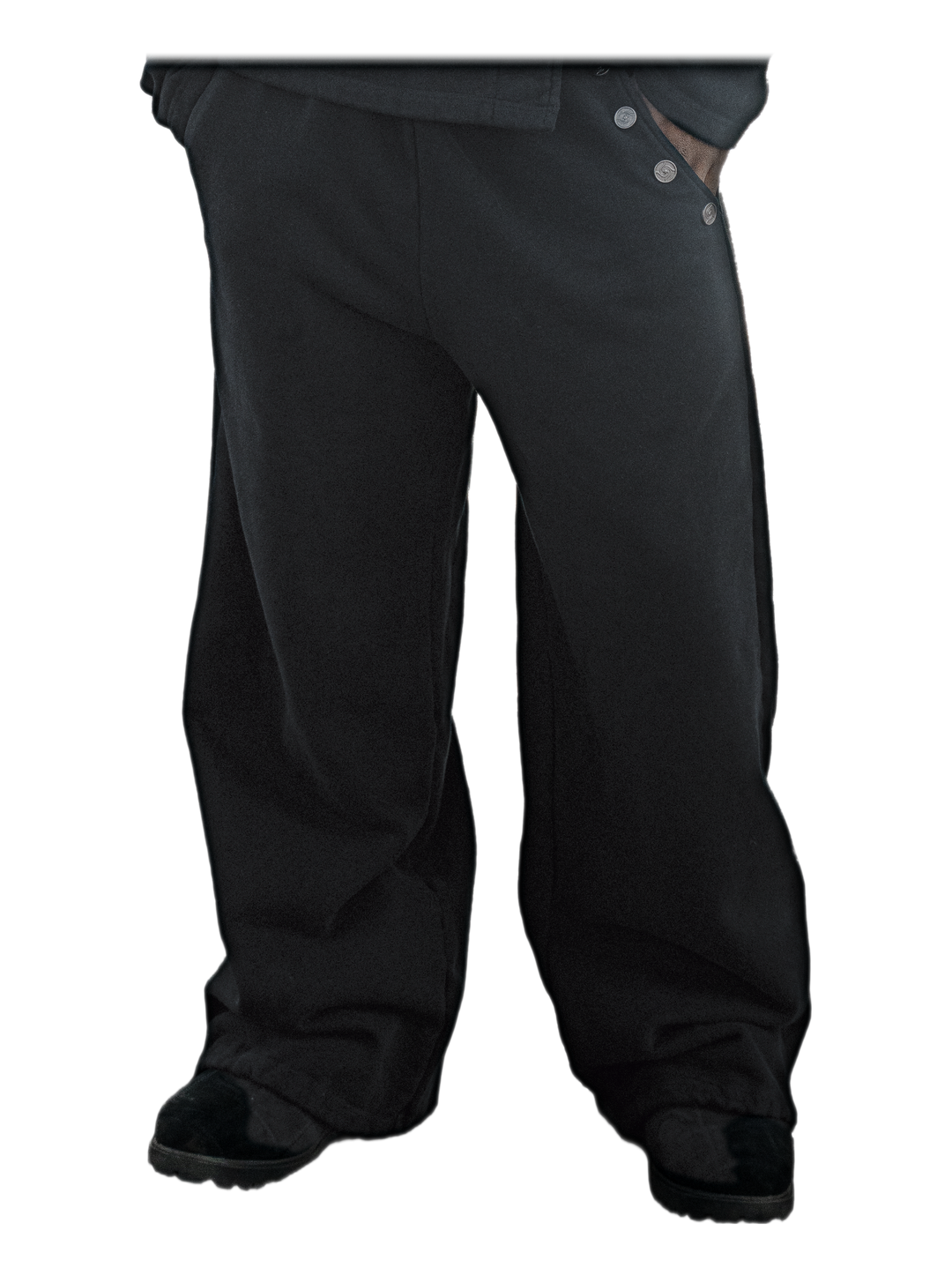 Kokusen Sweats (Onyx), front, on model