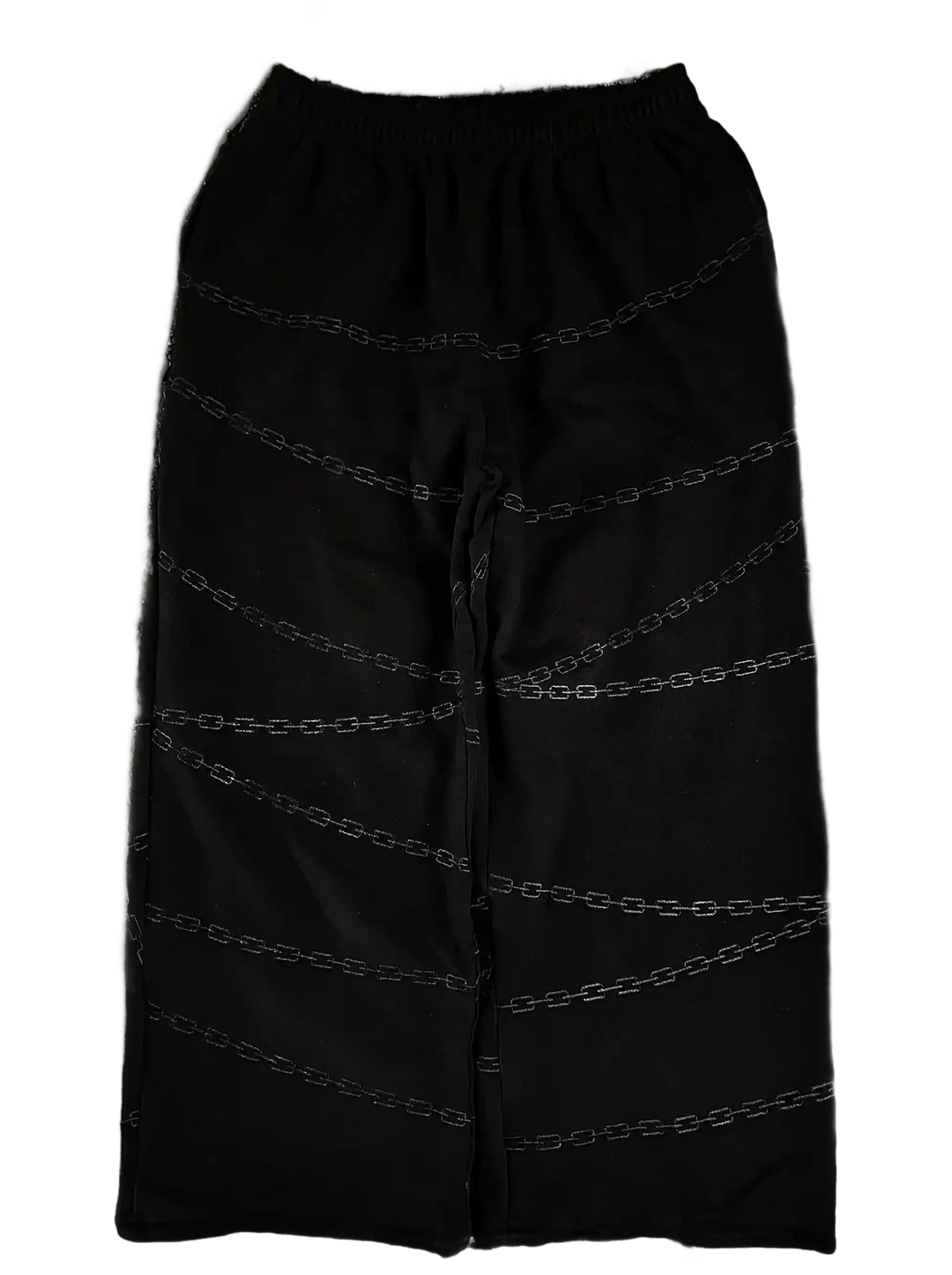 "Kurapika" Sweats (Black) - transparent cutout