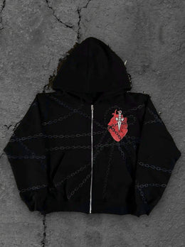 "Kurapika" Zip-Up (Black)