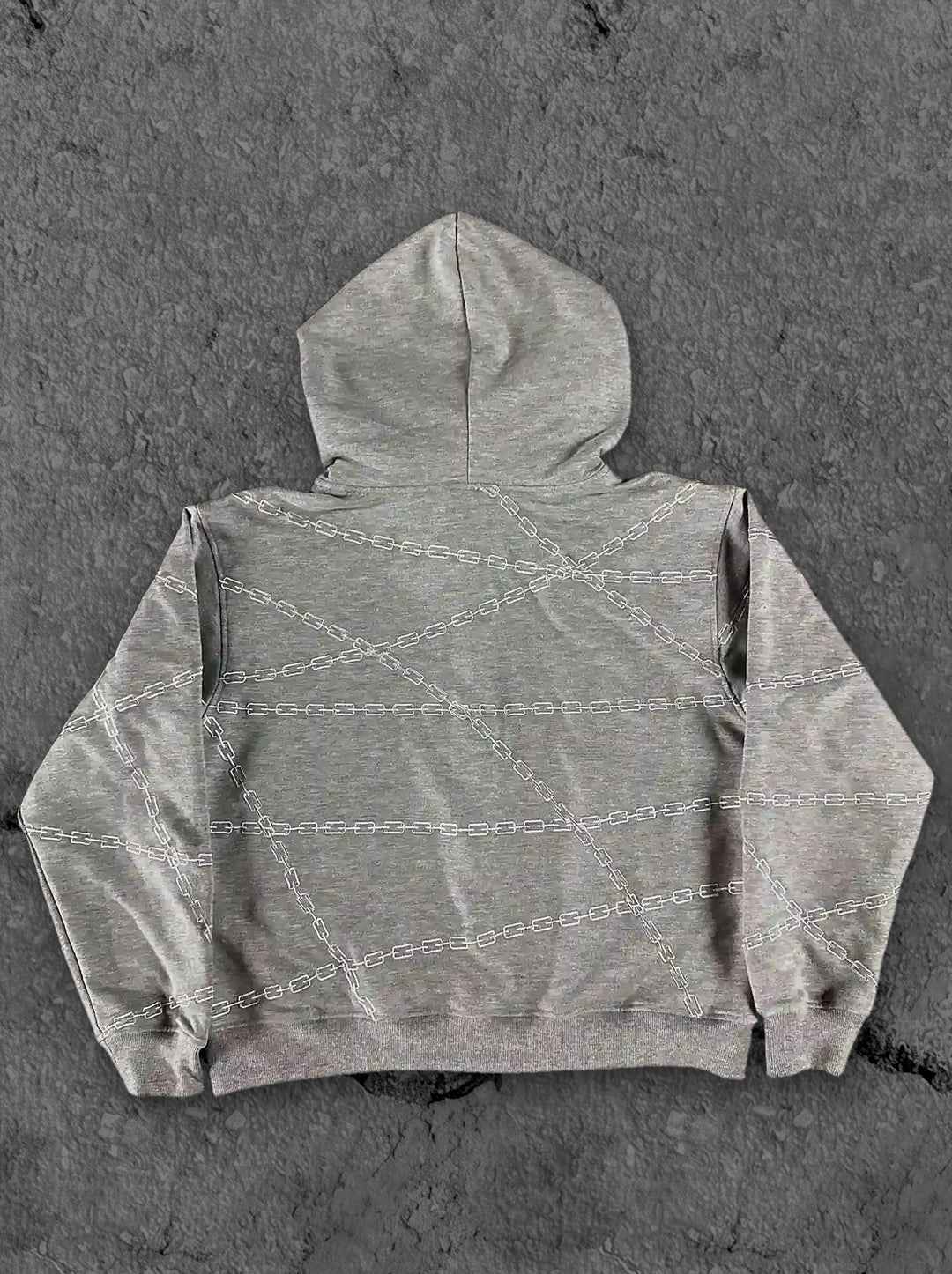 kurapika zip up grey
