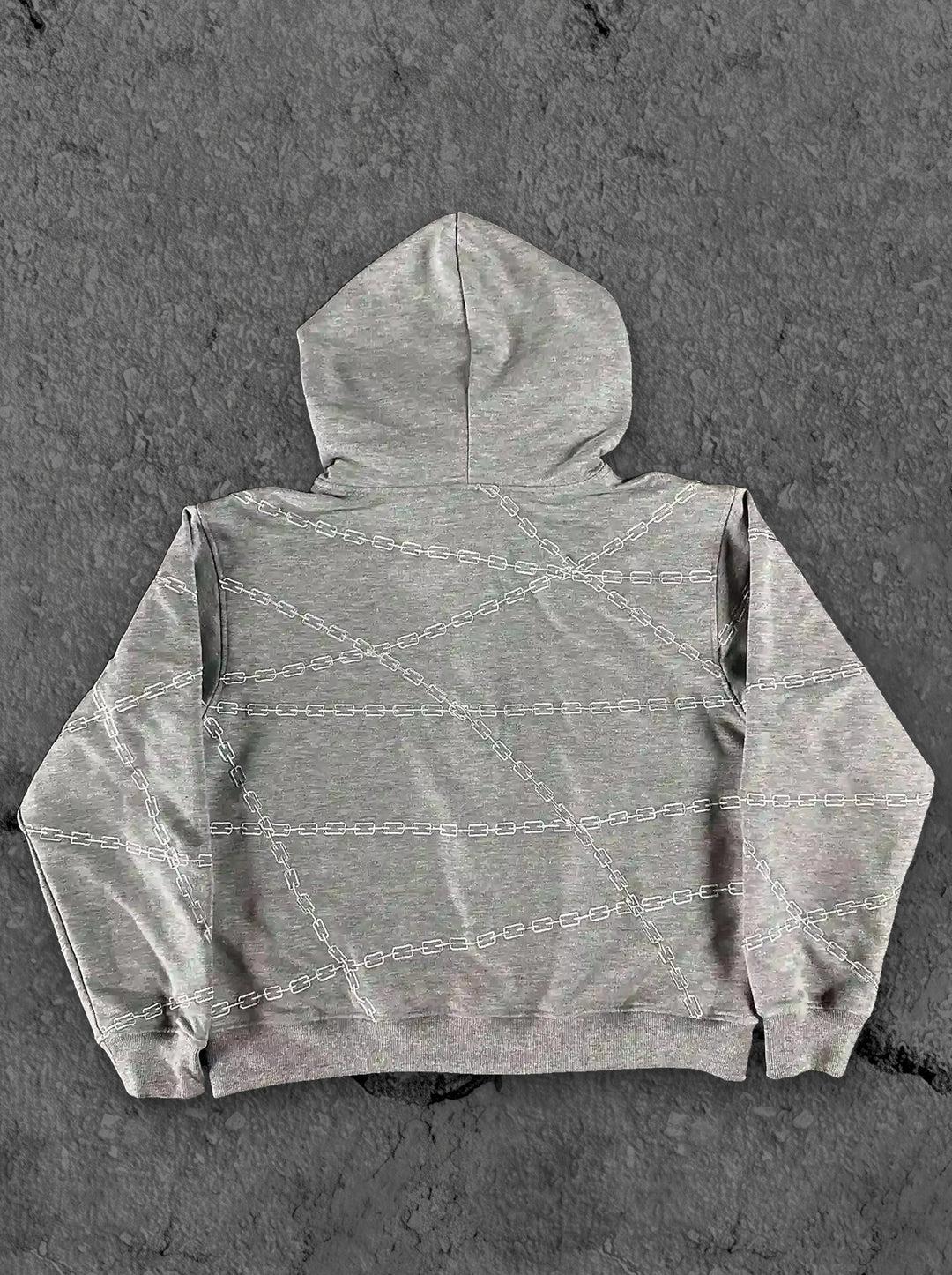kurapika zip up grey