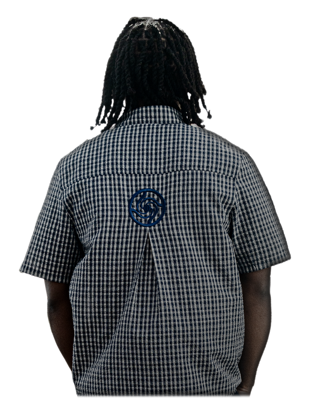 Kyoto Flannel Shirt, back, on model