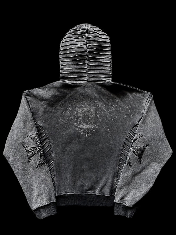 "Leon" Zip-Up on black