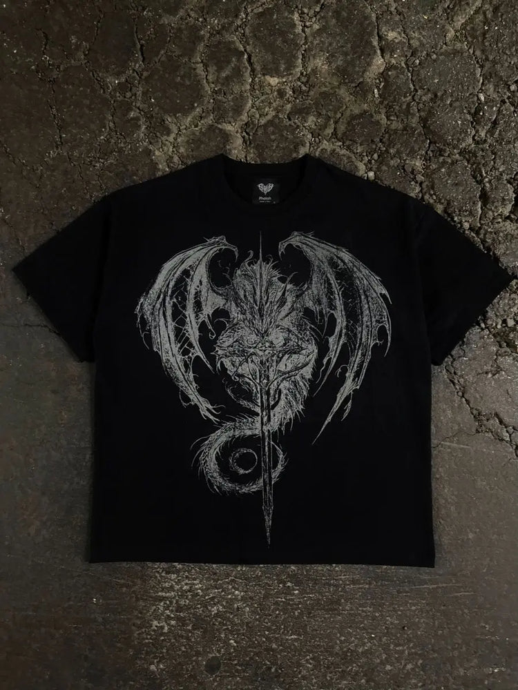 “Midir” T-Shirt (Black) - pholoh