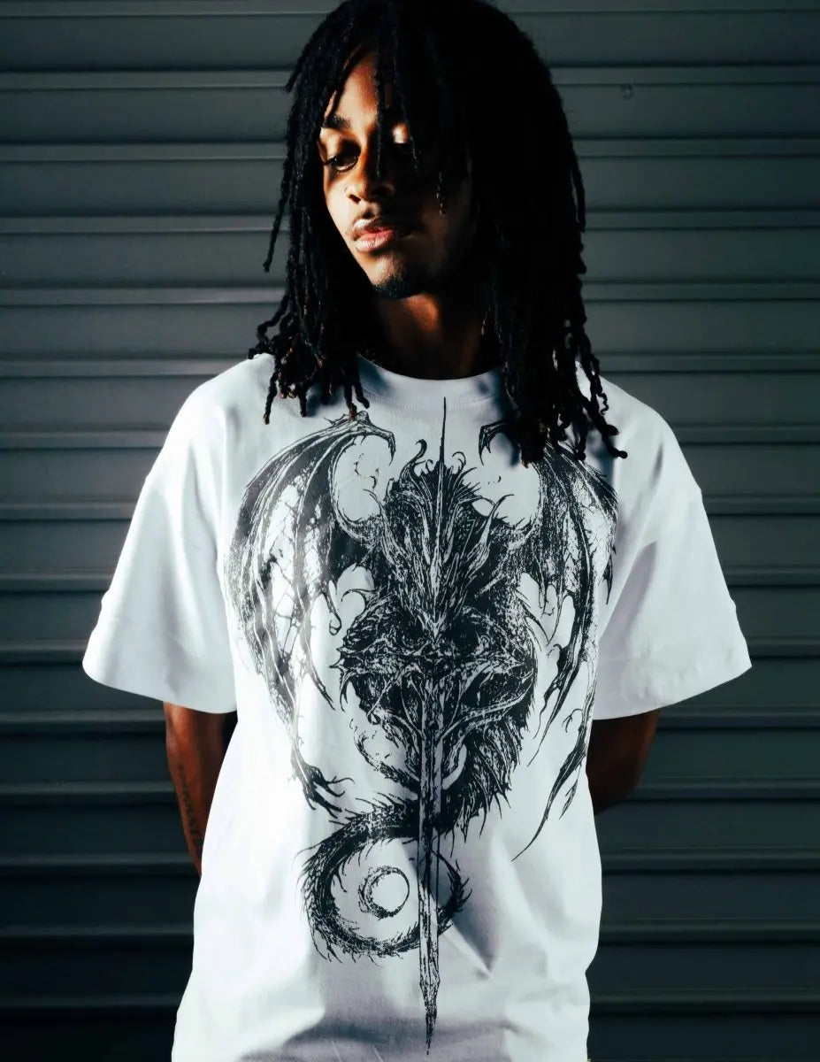 “Midir” T-Shirt (White) - pholoh