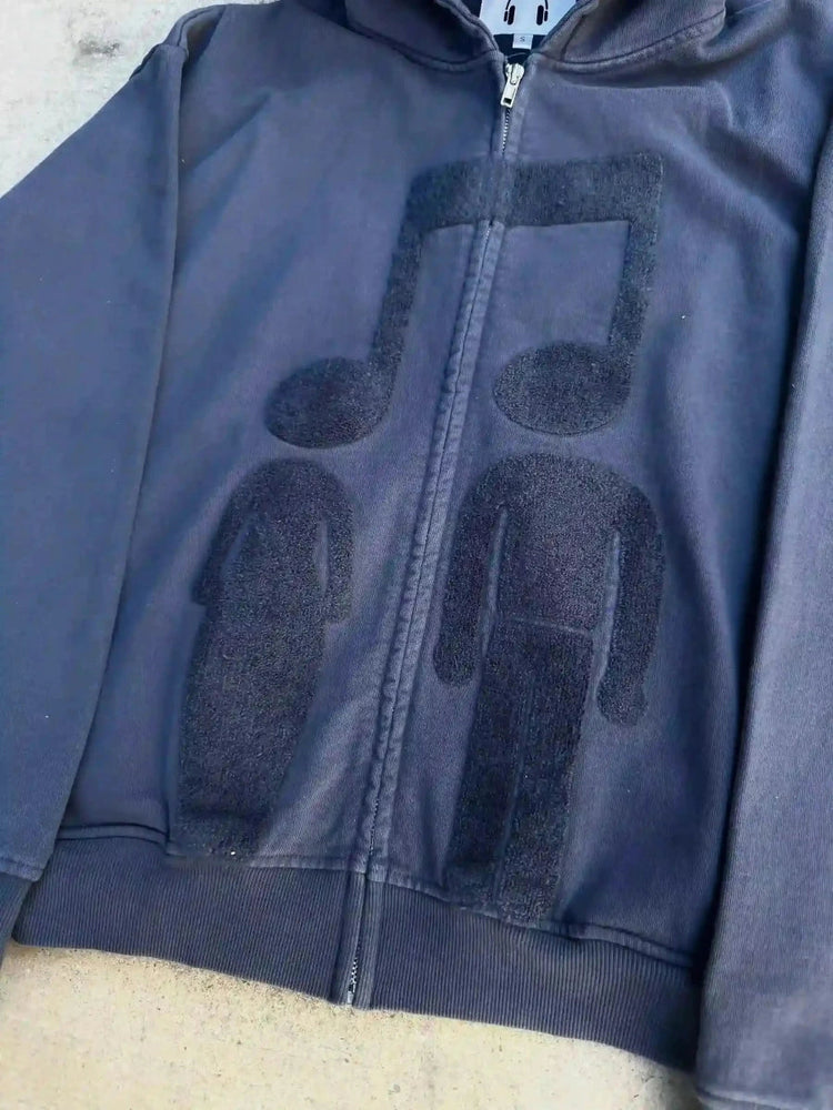 “Music Connects Us” v2 Zip (Grey) pholoh