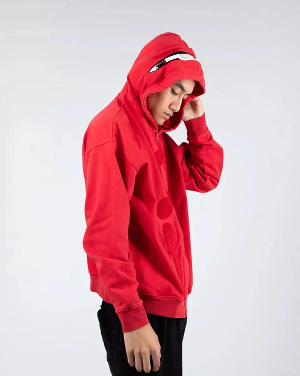 “Music Connects Us” v2 Zip (Red) - Second Image