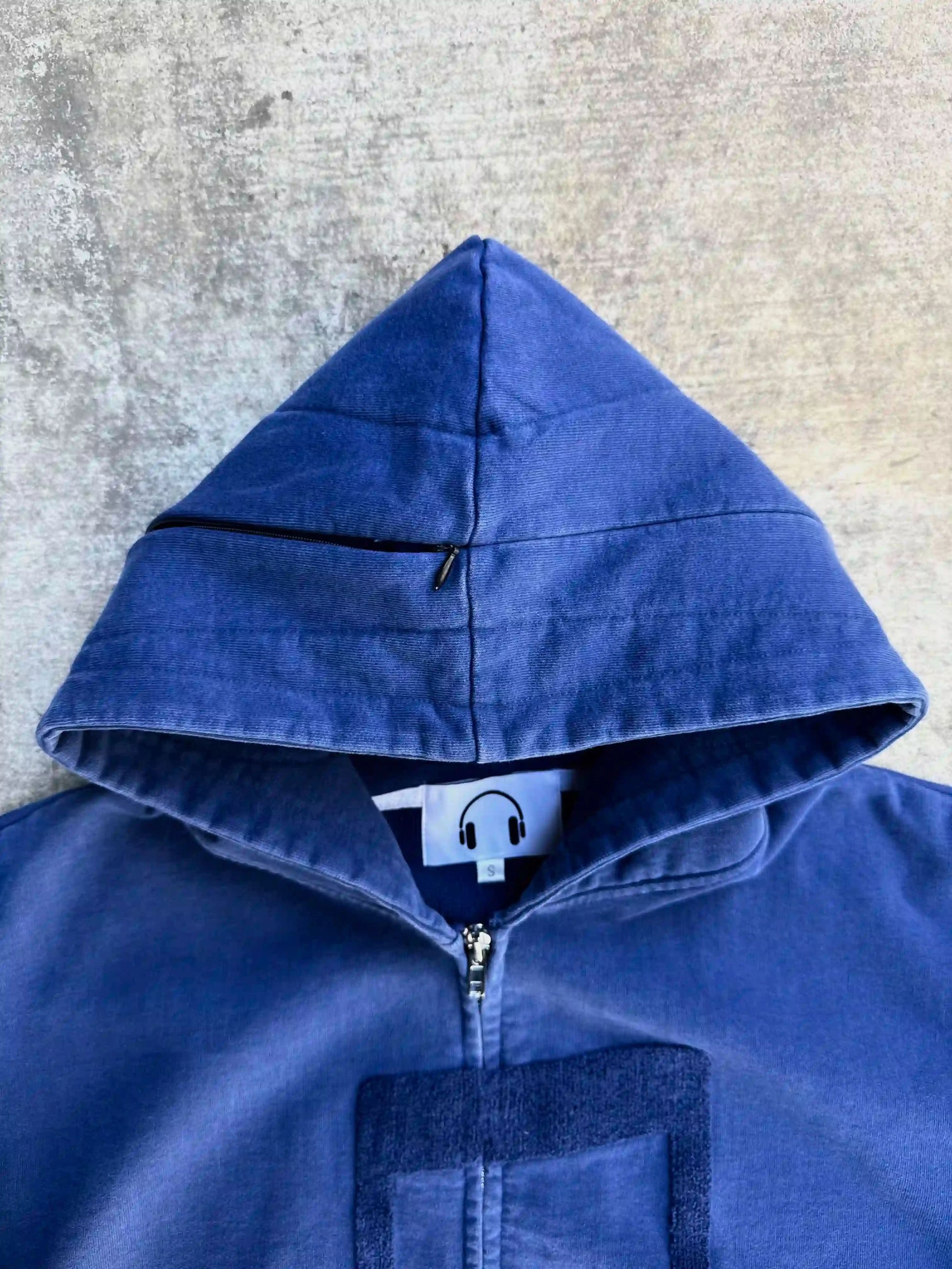 “Music Connects Us” Zip-Up (Blue)