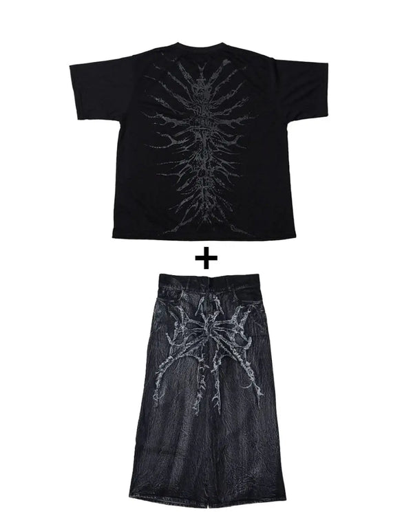 
    
      PHANTOM TROUPE JEANS+GHOUL ONYX TEE - pholoh
    
