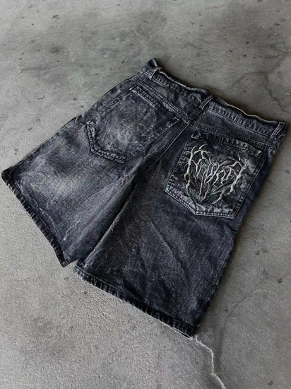 PHANTOM TROUPE JORTS+GHOUL ONYX TEE - pholoh