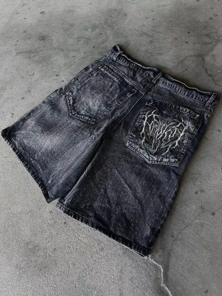 PHANTOM TROUPE JORTS+GHOUL ONYX TEE - pholoh