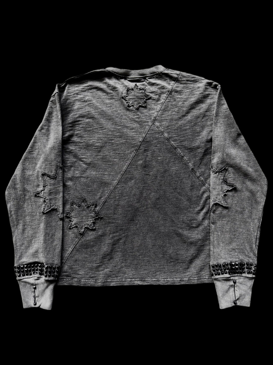 "Regenerator" Slub Longsleeve on black