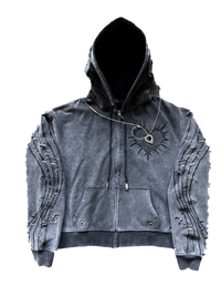 “808” Zip (Stone)