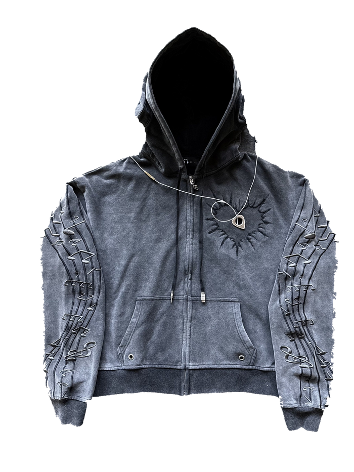 “808” Zip (Stone)