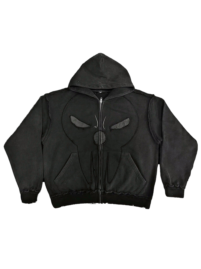 “Soul Eater” Zip-Up (Stone)