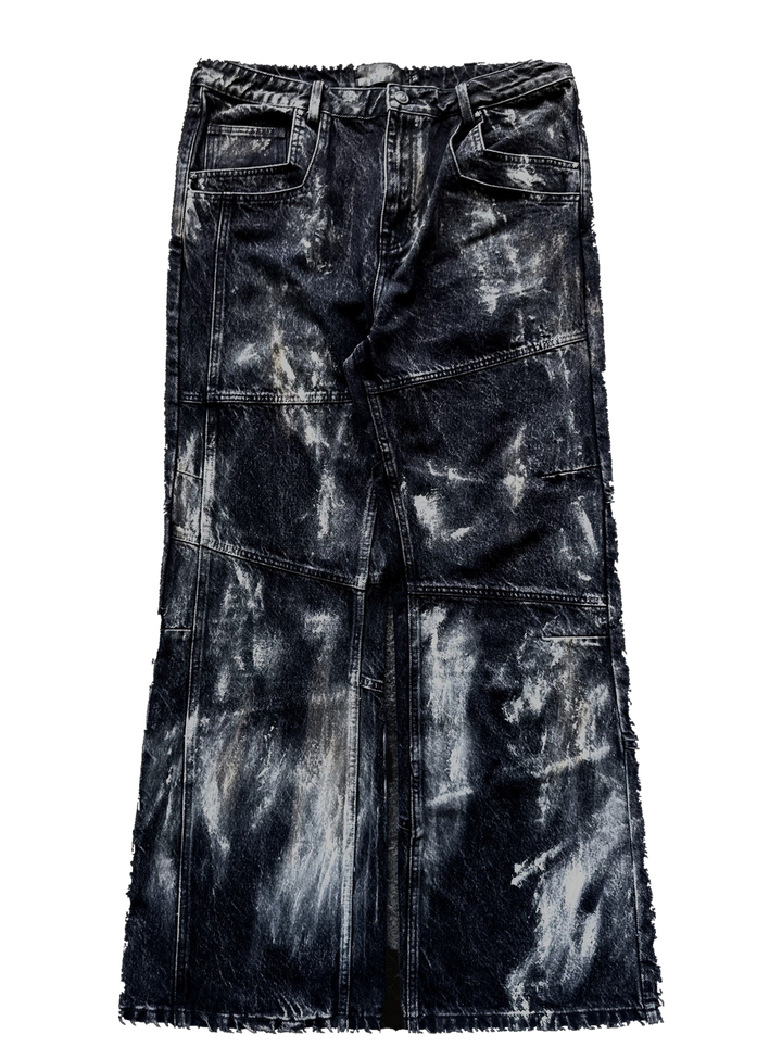 T-Virus Flared Jeans in Splattered