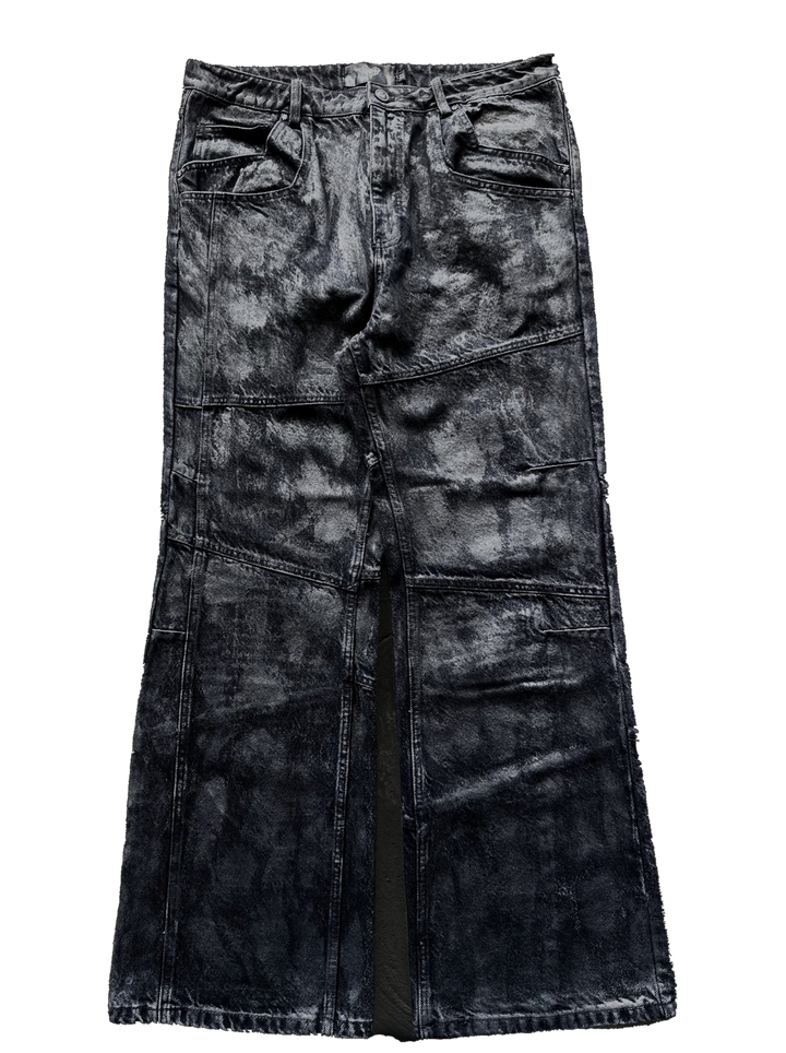 T-Virus Flared Jeans in Stained