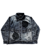 "Bela" Embroidered Jacket (Navy)