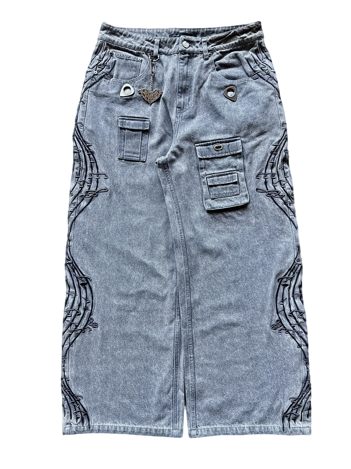 “Löded Diper” Jeans (Grey)