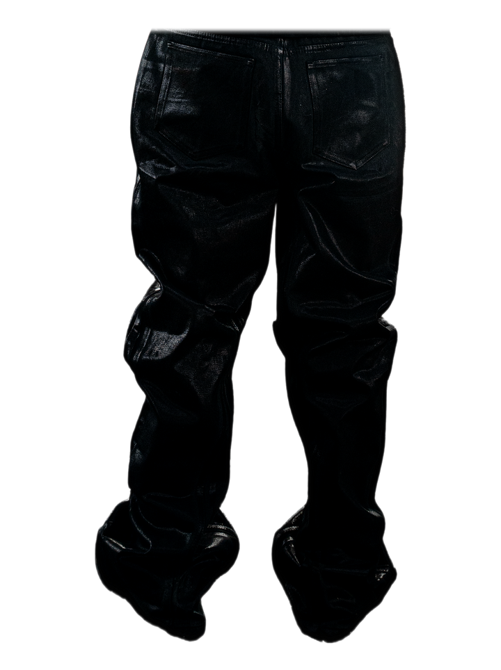 Shibuya Wax Jeans, back, on model