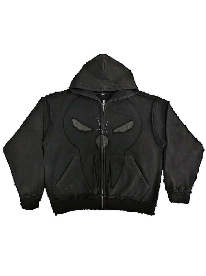 “Soul Eater” Zip-Up (Stone)