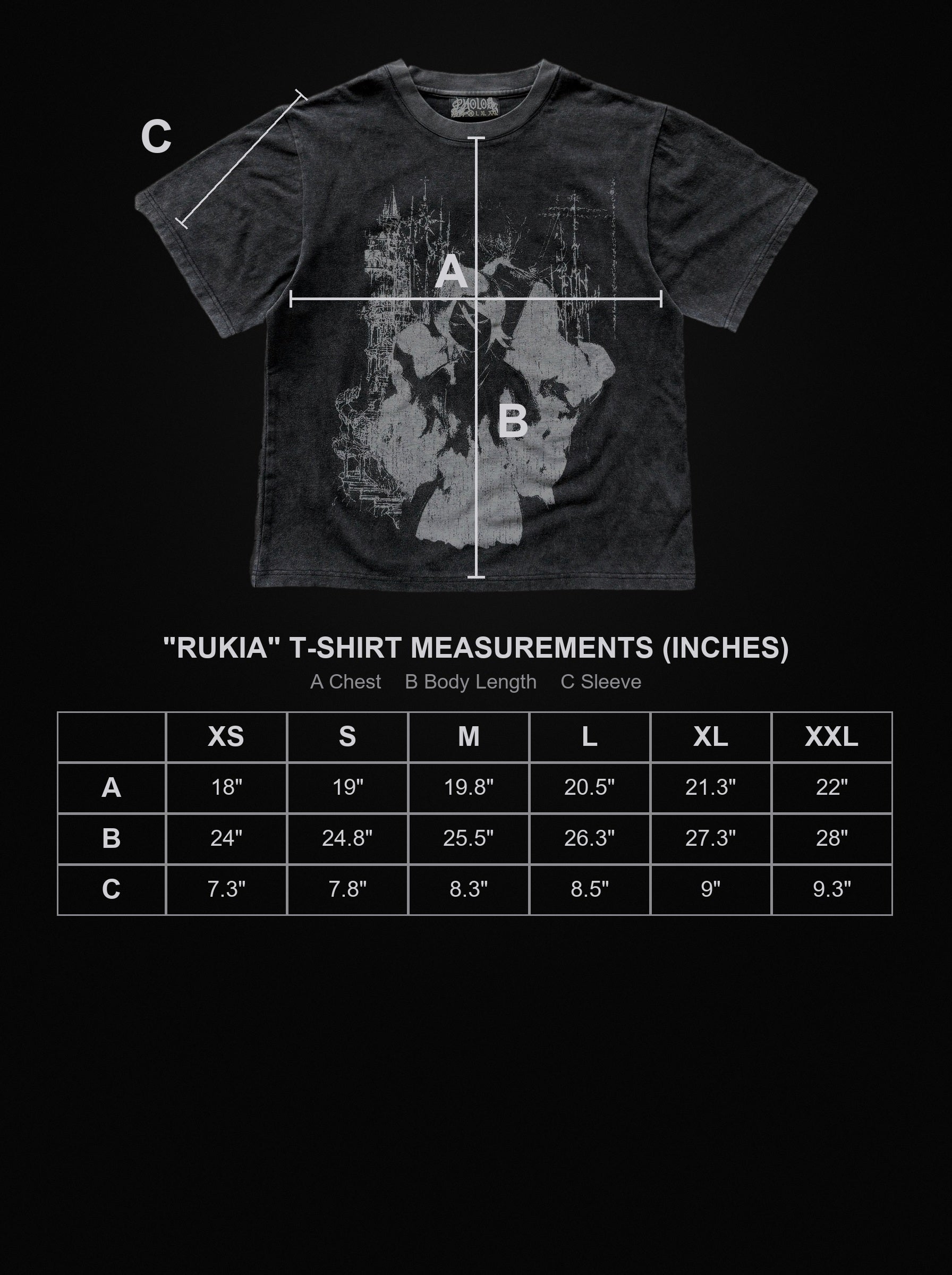 soul-t-shirt size chart