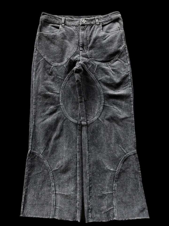 "Spencer" Corduroy Pants on black