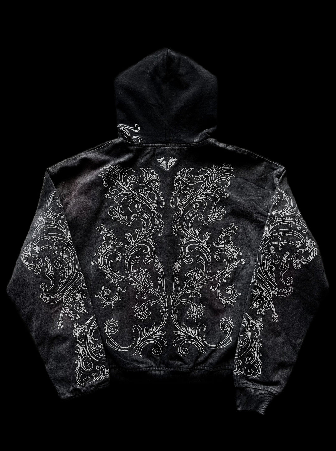 "Blood" Button Jacket on black